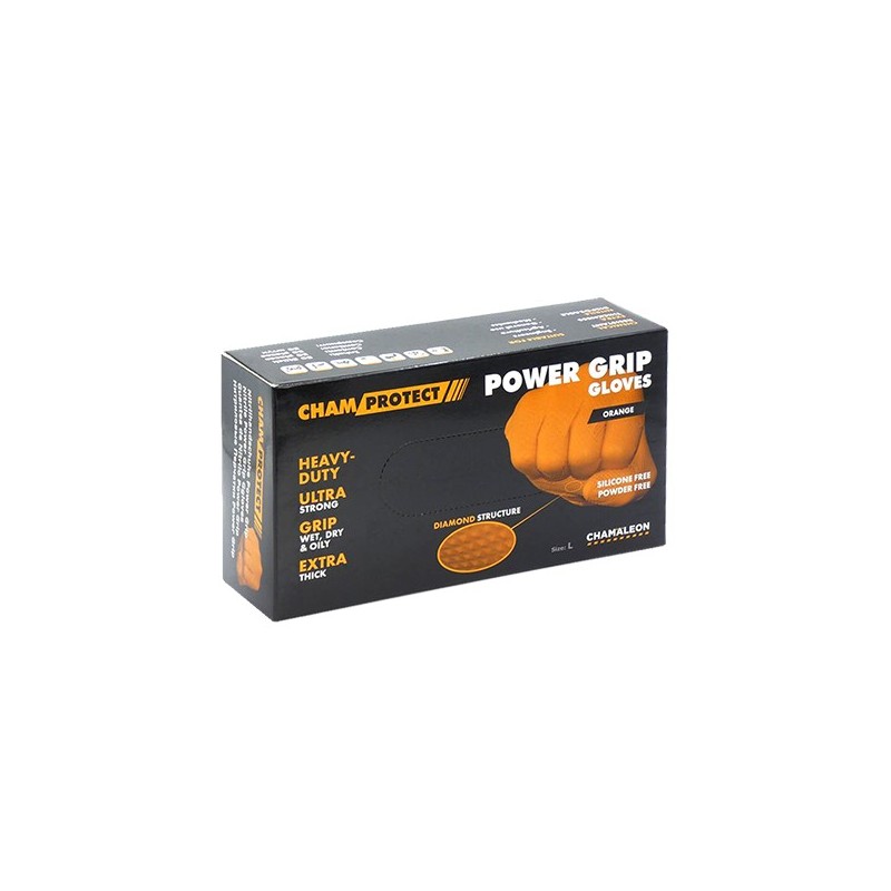 Chamaleon gants nitrile forte prise