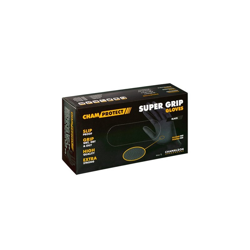Chamaleon gants nitrile super prise