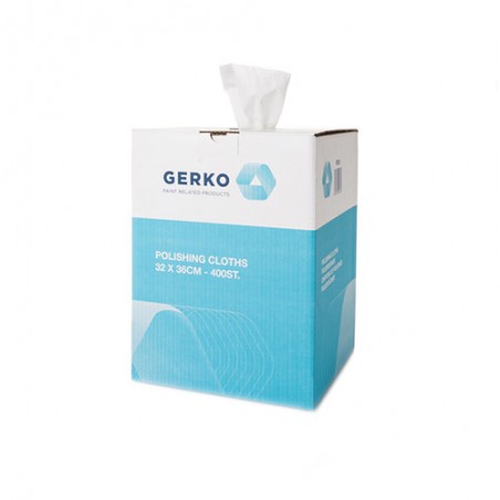 Gerko chiffons de polissage par rouleau 32cm x 36cm  400pc.