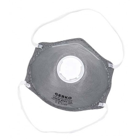 Gerko masque anti-poussière carbon FFP2 avec valve 15p.