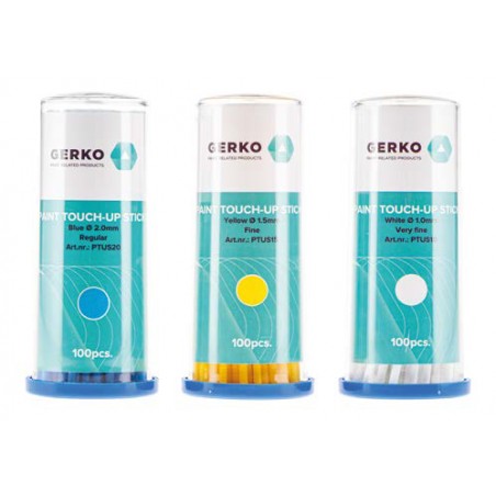 Gerko bâtonnets de retouche de peinture jaune 100p. fine 1.5mm