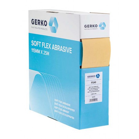Gerko schuurrol op Gerko schuim 114mm x 25m P1000